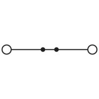 Phoenix Contact 3072801 Doorgangsklem 8.2 mm Schroeven Grijs 50 stuk(s)