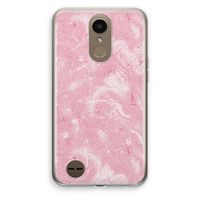 Abstract Painting Pink: LG K10 (2017) Transparant Hoesje