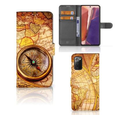 Samsung Galaxy Note 20 | Flip Cover | Kompas | Portemonnee hoesje