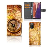 Samsung Galaxy Note 20 | Flip Cover | Kompas | Portemonnee hoesje Samsung Galaxy Note 20 | Flip Cover | Kompas | Portemonnee hoesje