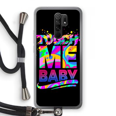 Touch Me: Xiaomi Redmi 9 Transparant Hoesje met koord