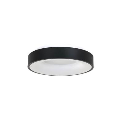 Steinhauer Zwarte plafondlampRinglede Ø 30cm - 3086ZW