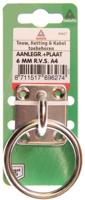 Aanlegr plaat 8mm rvs a4 - Deltafix