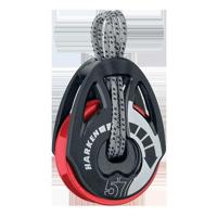 Harken 57c T2 1-schijfsblok Ratchamatic Rood Default