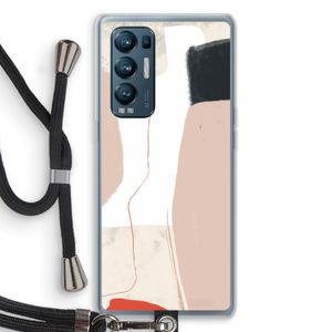 Lava: Oppo Find X3 Neo Transparant Hoesje met koord