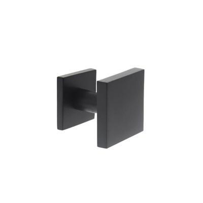 Intersteel VoordeurknopCastor vierkant verkropt zwart - 0023.393049