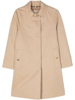 Burberry Mantel met gabardine weving - Beige - thumbnail