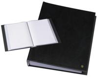 Rillstab showalbum A4 100 tassen, zwart