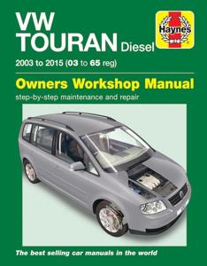 Haynes Werkplaatshandboek VW Touran diesel (2003-2015) 6367