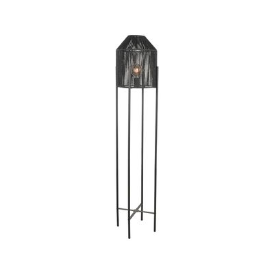 LABEL51 Vloerlamp Ibiza - Zwart - Jute