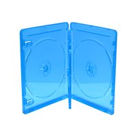 MediaRange BOX38-3-30 CD-doosje Blu-Ray-doos 3 schijven Blauw, Transparant - thumbnail