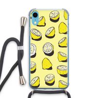 When Life Gives You Lemons...: iPhone XR Transparant Hoesje met koord