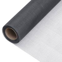 VidaXL Gaas 112x500 cm glasvezel grijs