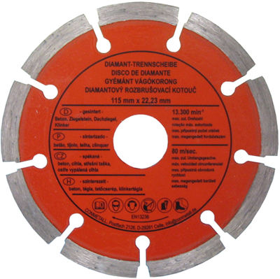 CON:P diamantslijpschijf beton 115mm - b23120