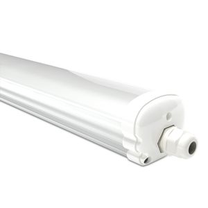 LED TL armatuur 150cm - IP65 Waterdicht - 48 Watt - 5760 Lumen - 6500K Daglicht wit - Koppelbaar - IK07 - S-Series Tri-Proof plafondverlichting