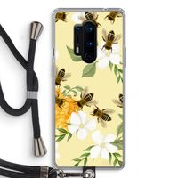 No flowers without bees: OnePlus 8 Pro Transparant Hoesje met koord