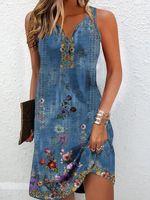 Casual Loose Nationality/Ethnic Dress - thumbnail