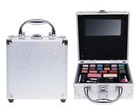 Casuelle Aluminium make-up koffer 17x15x7cm