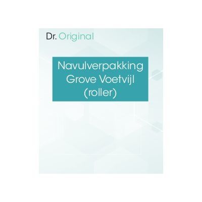 DR Original Navulverpakking grove voetvijl (roller) (1 st)