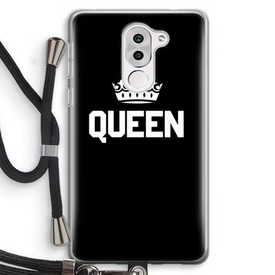 Queen zwart: Honor 6X Transparant Hoesje met koord