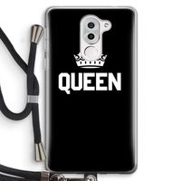 Queen zwart: Honor 6X Transparant Hoesje met koord