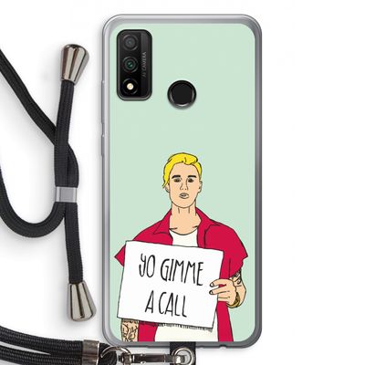 Gimme a call: Huawei P Smart (2020) Transparant Hoesje met koord
