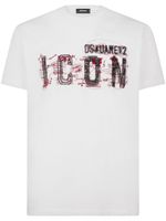 DSQUARED2 t-shirt à logo imprimé - Blanc