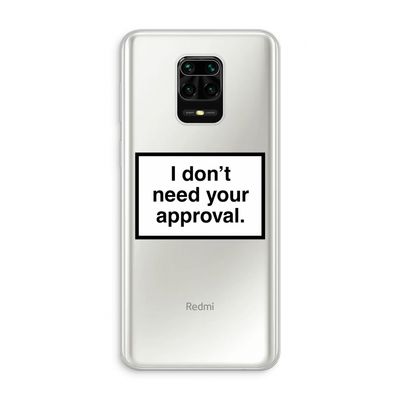 Don't need approval: Xiaomi Redmi Note 10 Lite Transparant Hoesje