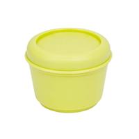 Voedselopslagcontainer Milan Sunset Geel Plastic Cirkelvormig 250 ml Ø 10 x 7 cm