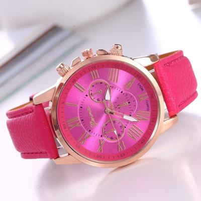 Vrouwen en mannen mode Quartz horloges lederen sport Casual horloge