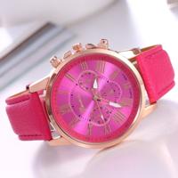 Vrouwen en mannen mode Quartz horloges lederen sport Casual horloge