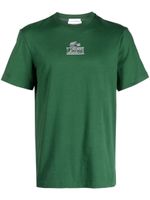 Lacoste t-shirt en coton à logo imprimé - Vert