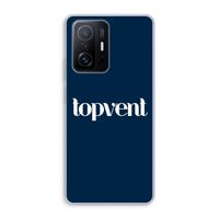 Topvent Navy: Xiaomi 11T Transparant Hoesje Topvent Navy: Xiaomi 11T Transparant Hoesje