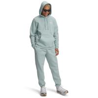 Under Armour Essential Fleece Joggingpak Hooded Full-Zip Lichtblauw Wit