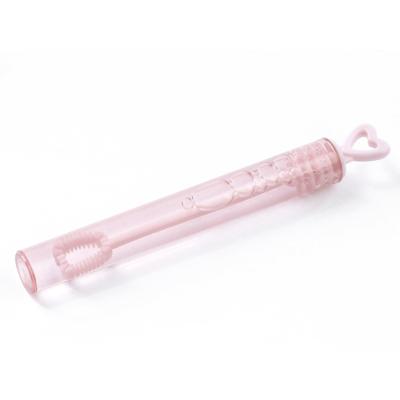 Bellenblaas voor Bruiloft/trouwerij party - 48x stuks - uitdeel flesjes - roze met hartje