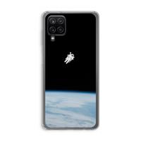 Alone in Space: Samsung Galaxy A12 Transparant Hoesje