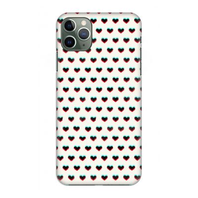 Hartjes: Volledig geprint iPhone 11 Pro Max Hoesje