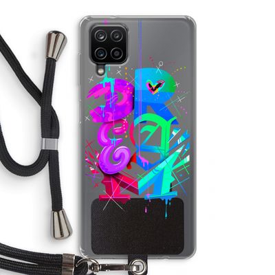 Dream: Samsung Galaxy A12 Transparant Hoesje met koord