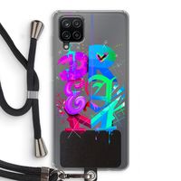 Dream: Samsung Galaxy A12 Transparant Hoesje met koord