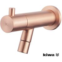Wiesbaden Amador Fonteinkraan - Toiletkraan - Koudwaterkraan - Muurbevestiging - Kiwa - 1/2 - Geborsteld Koper