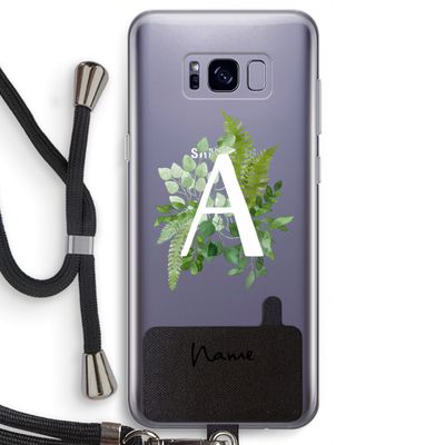 Green Brush: Samsung Galaxy S8 Transparant Hoesje met koord