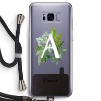Green Brush: Samsung Galaxy S8 Transparant Hoesje met koord