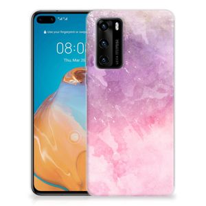 Hoesje maken Huawei P40 Pink Purple Paint