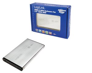 LogiLink UA0041A behuizing voor opslagstations Zilver 2.5"