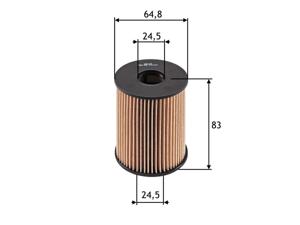 Oliefilter VALEO, u.a. für Abarth, Fiat, Citroën, Alfa Romeo, Opel, Lancia, Vauxhall, Suzuki, Ford, Jeep