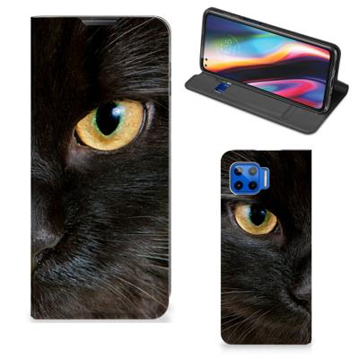 Motorola Moto G 5G Plus | Hoesje maken | Zwarte Kat