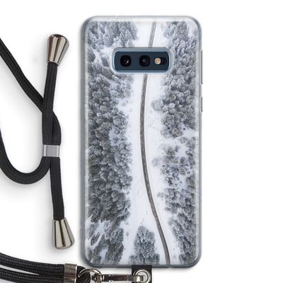 Snøfall: Samsung Galaxy S10e Transparant Hoesje met koord