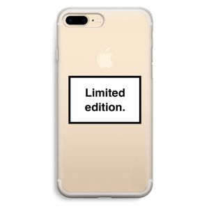 Limited edition: iPhone 7 Plus Transparant Hoesje