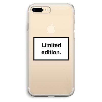 Limited edition: iPhone 7 Plus Transparant Hoesje