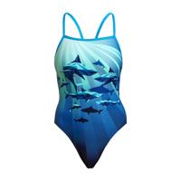 Funkita Shark Bay single strap badpak meisjes